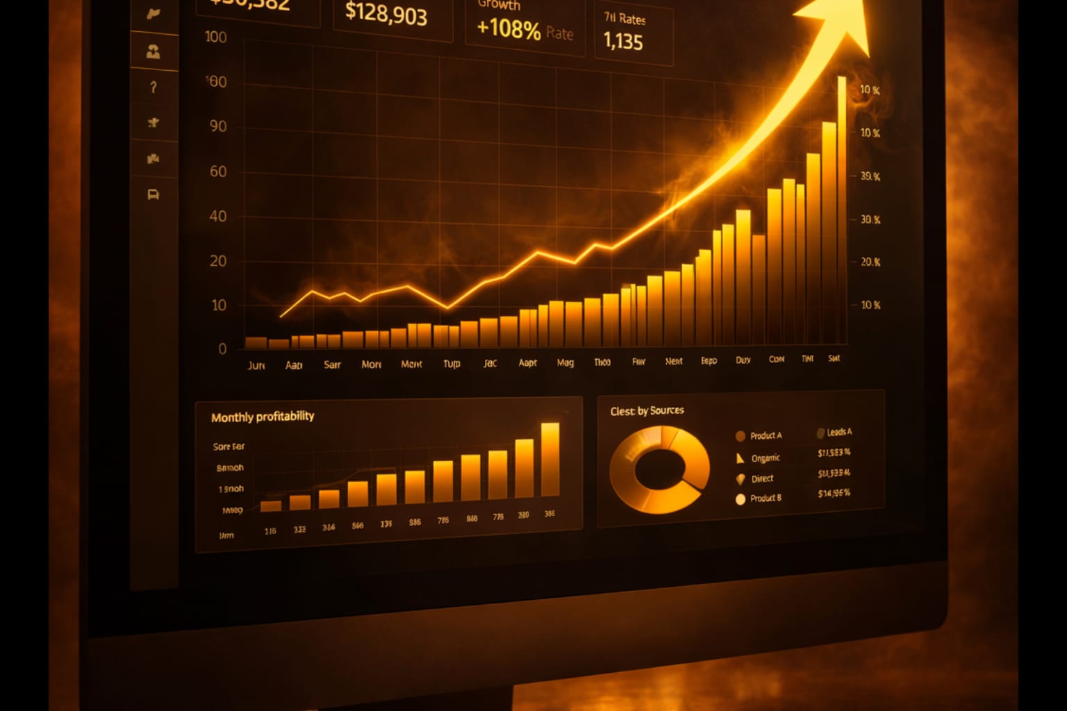 Luxury cinematic partnership visual